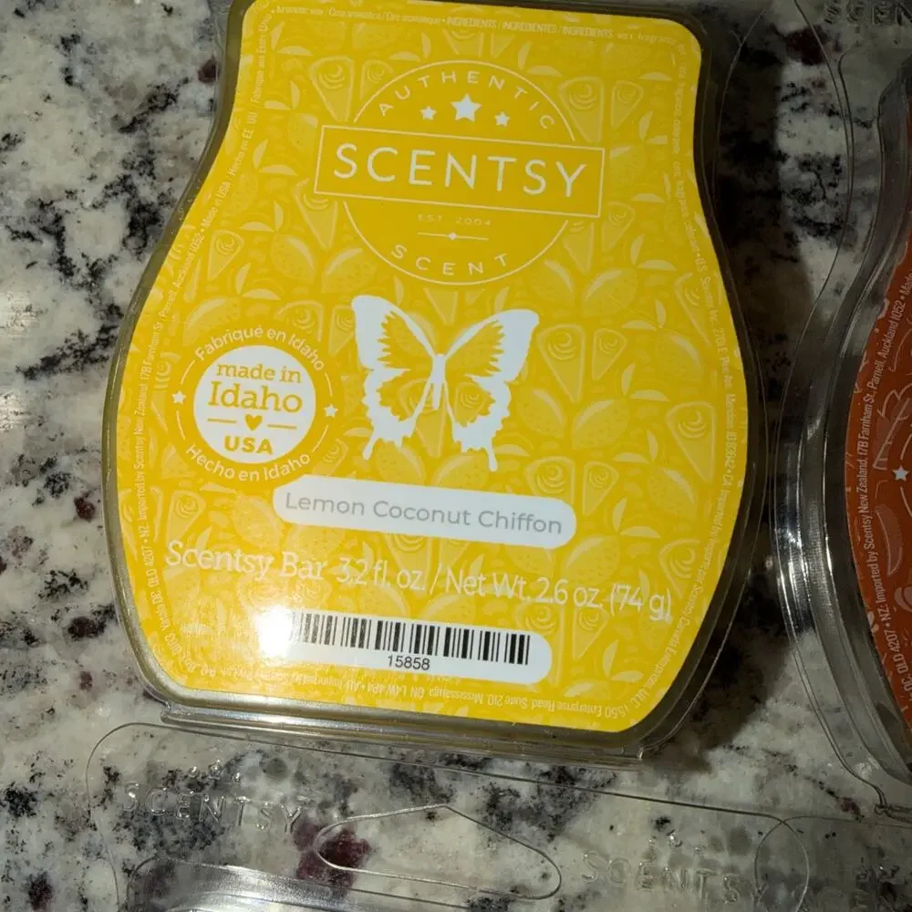 Scentsy Bar Scented Wax Melts 3.2 Oz Mixed Lot Of 4 Used 10 Individual Cubes REM